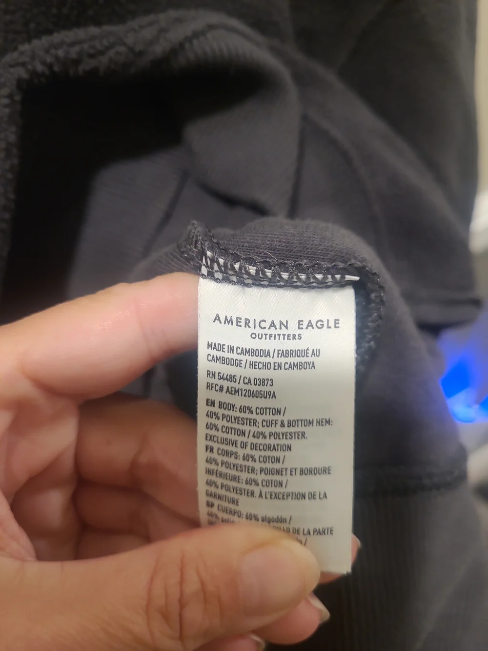 American Eagle Seriously Huggable Oversized Small Sweater Black